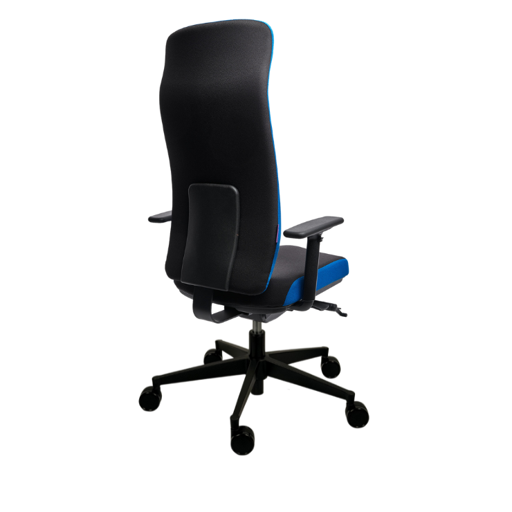 motion.plus ergonomischer Bürostuhl mit Armlehnen und
hoher Rückenlehne, Gaming Stuhl Variante, Rückansicht