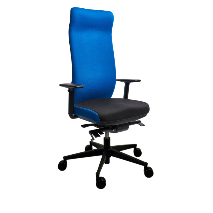 motion.plus ergonomischer Bürostuhl mit Armlehnen und
hoher Rückenlehne, Gaming Stuhl Variante, Vorderansicht